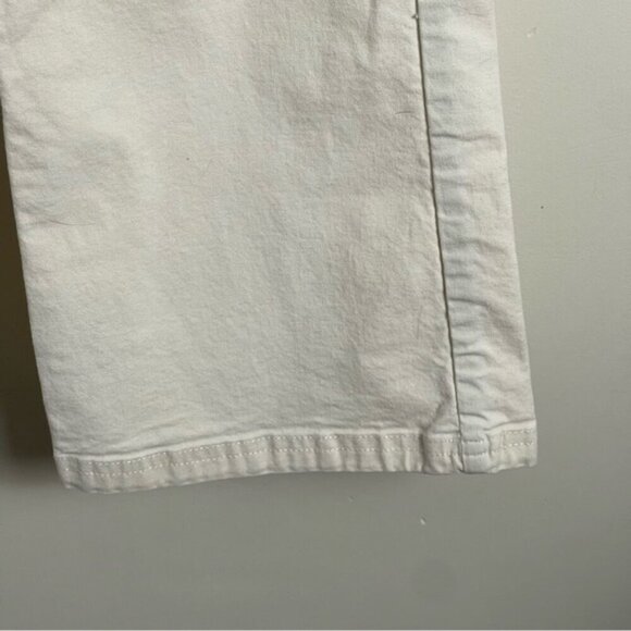 Toad&Co Earthworks Kick Flare Pant Women's Size 10 ivory cream organic cotton - Picture 7 of 13